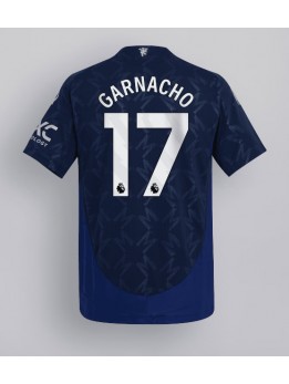 Manchester United Alejandro Garnacho #17 Auswärtstrikot 2024-25 Kurzarm